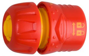 8426327 — Соединитель пластмассовый  GRINDA 8426327  с запирающим механизмом  шлангнасадка   1/2 GRINDA