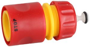 8426329Z01 — Быстросъёмный соединитель для шланга с автостопом GRINDA