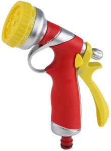 8427143Z01 — Пистолет распылитель GRINDA CLASSIC QUICKCONNECTION SYSTEM металлический с покрытием TPR  8ми позиционный GRINDA