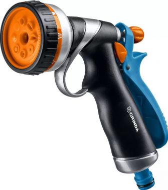 8427143Z02 — Режимов курок сзади пистолет поливочный еталлический с GRINDA