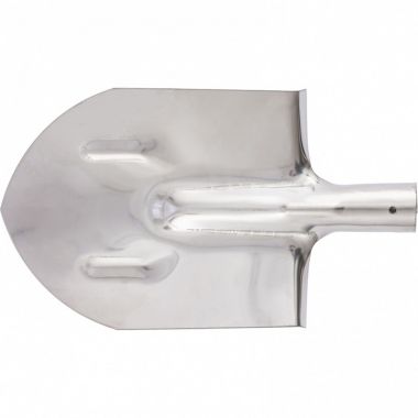 614375 — Лопата штыковая, нерж. сталь, 200х265 мм, ребра жесткости, без черенка, Россия СИБРТЕХ