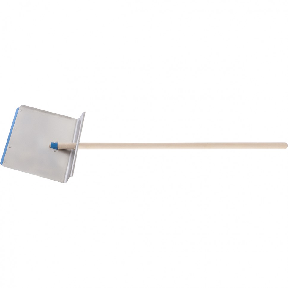 61489 — Лопата тротуарная 500х400х1,5мм,с черенком(алюминий) СИБРТЕХ