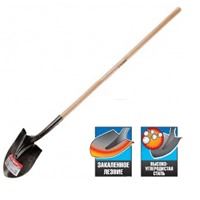 39361Z01 — Лопата завидово совковая  деревянный черенок  зубр ЗУБР