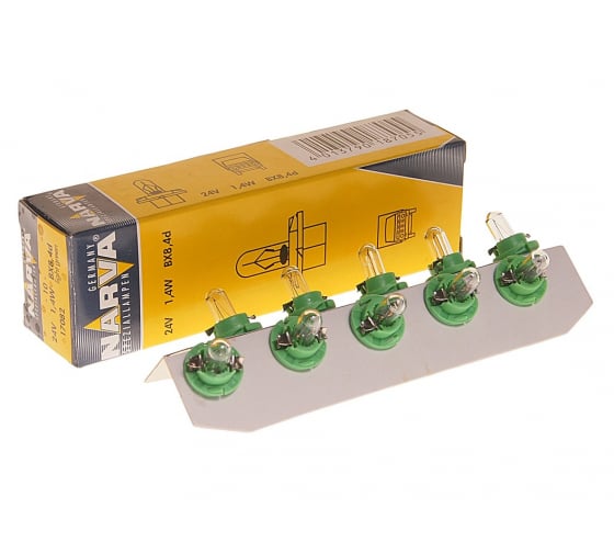 170823000 — Лампа светло зеленый патрон NARVA