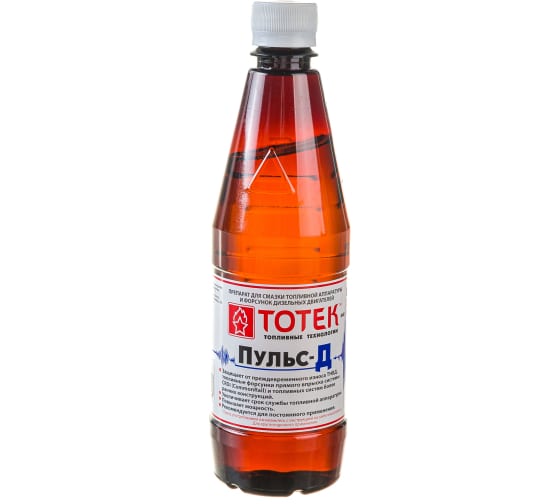PULD05250 — Смазывающая присадка для дт тотек пульсд на 250л, 0.5л PULD05250 ТОТЕК