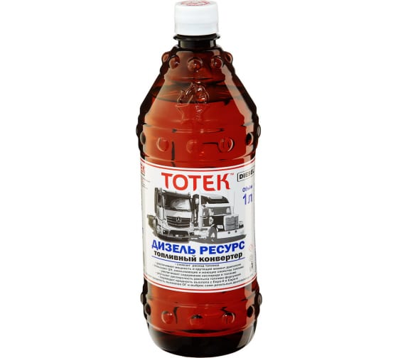 DR001P — Комплексная присадка для дизельного топлива тотек дизель ресурс UPGRADE дт на 100 л, 1 л DR001P ТОТЕК