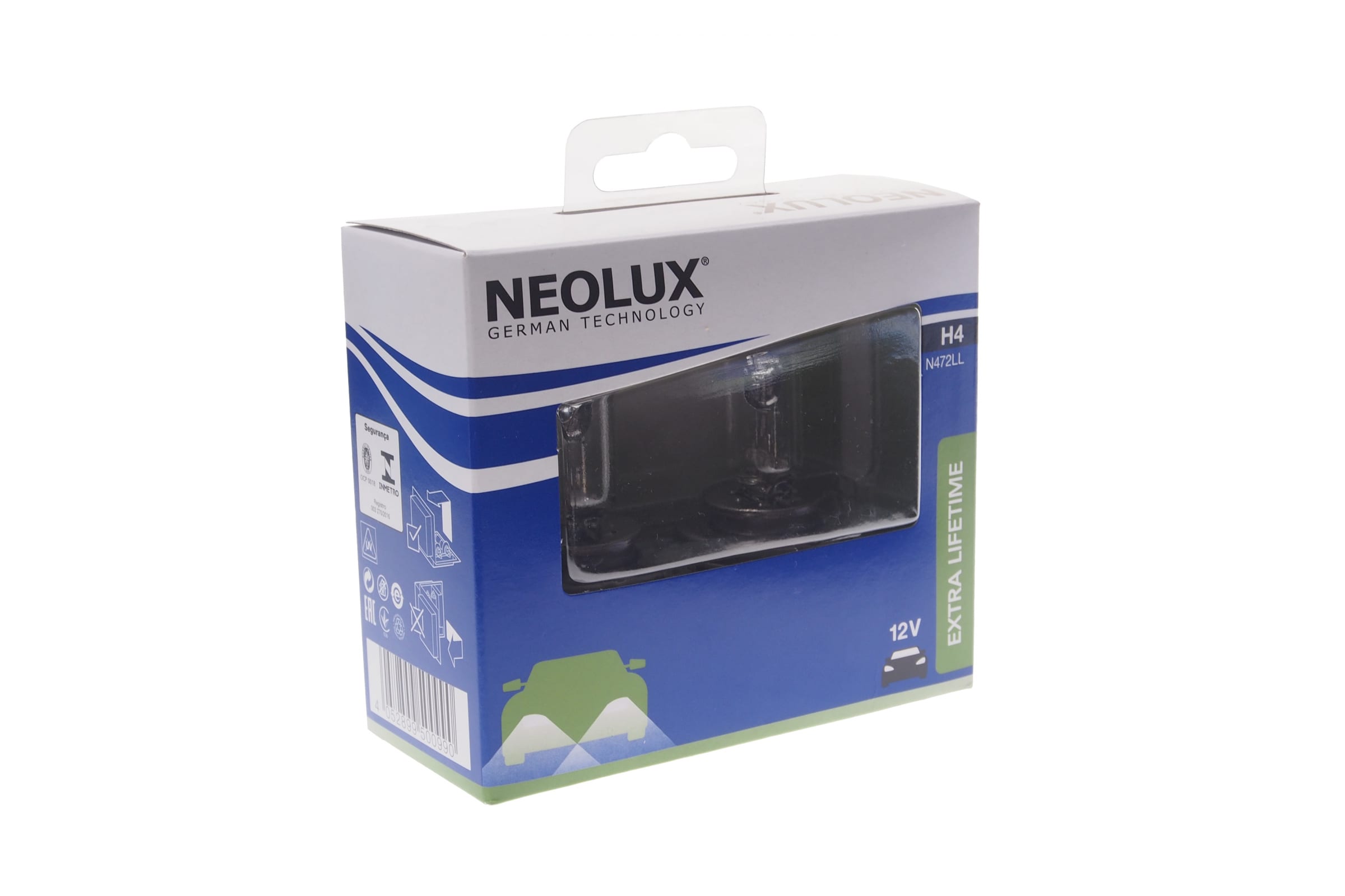 N472LL2SCB — Автолампа NEOLUX H4 60 55 P43T LONG LIFE бокс, 2шт 12V 1 10 N472LL2SCB NEOLUX