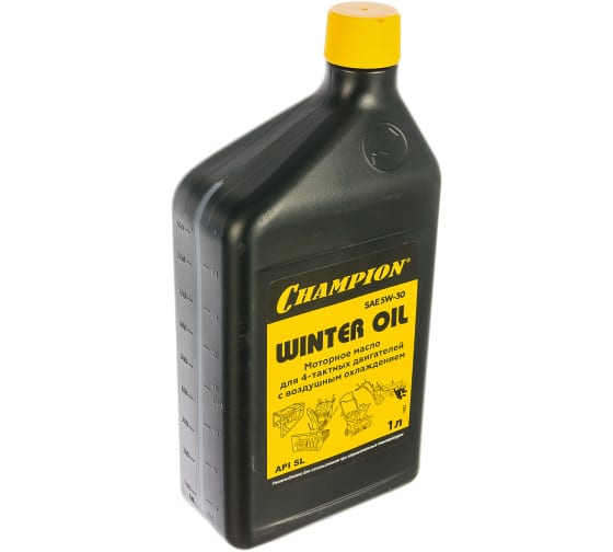 952811 — Масло моторное 4х SAE 5W30 минеральное зимнее 1л CHAMPION