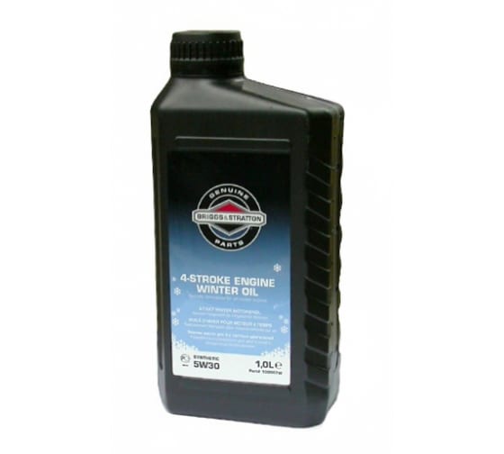 100007W — Масло зимнее SYNTHETIC 5W30 (1 л) для 4х тактных двигателей BRIGSS STRATTON STIGA 100007W STIGA