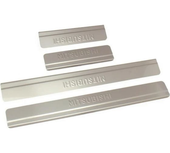 NSI006 — Накладки внутренних порогов MITSUBISHI OUTLANDER 2015, ступенчатые DOLLEX NSI006 DOLLEX