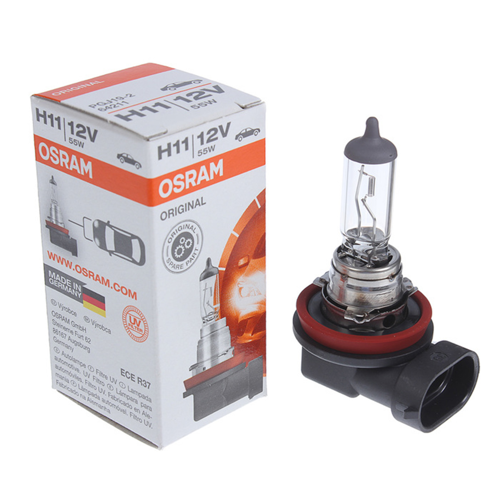 Лампа 12v h11 55w pgj19-2 20111 longtek (64211). 64211 osram лампа h11 12v 55w pgj19-2 original line качество оригинальной з/ч (оем) 1 шт. Osram h11 12v 55w u 64211 dot. Лампа 12v h11 55w pgj19-2 20111 longtek (64211). 64211 osram.