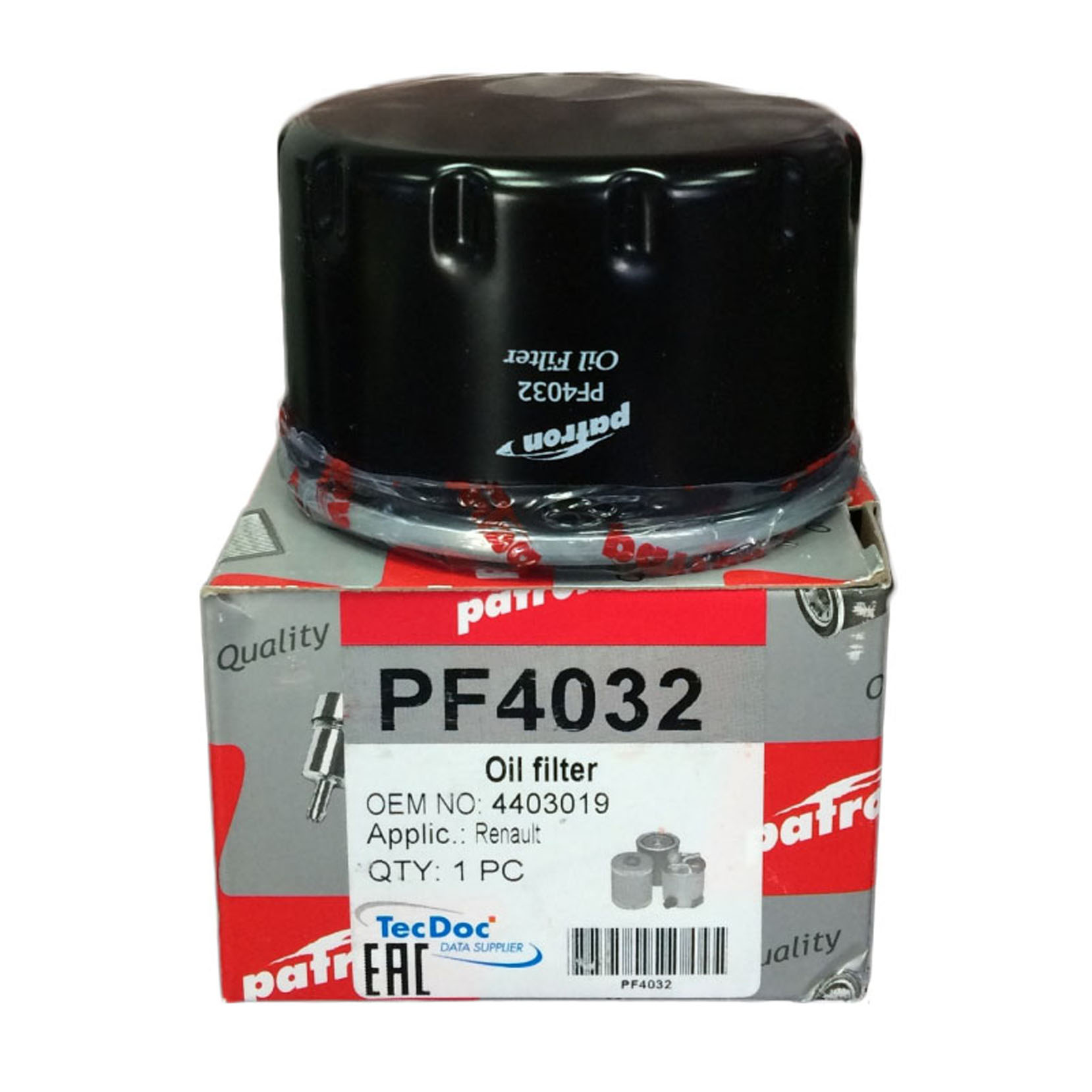 PF4032 — ФИЛЬТР МАСЛЯНЫЙ PATRON