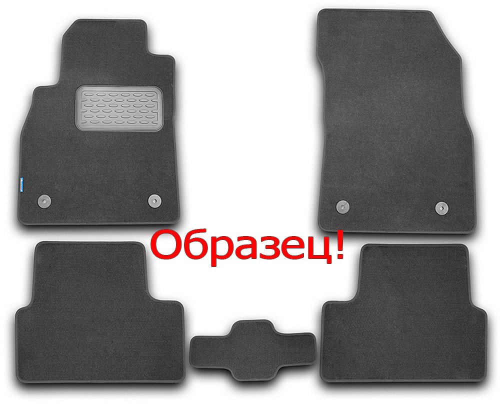 EM3D003505T — Коврики в салон MITSUBISHI ASX 2010>, кросс., 5 шт. (текстиль, серые) ( NLT.35.25.22.111KH ) AUTOFAMILY