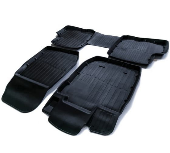 LDLAR01X35 — Коврик салона лада LARGUS (12) 3D резина черный (4 предм.) STANDART SRTK SRTK