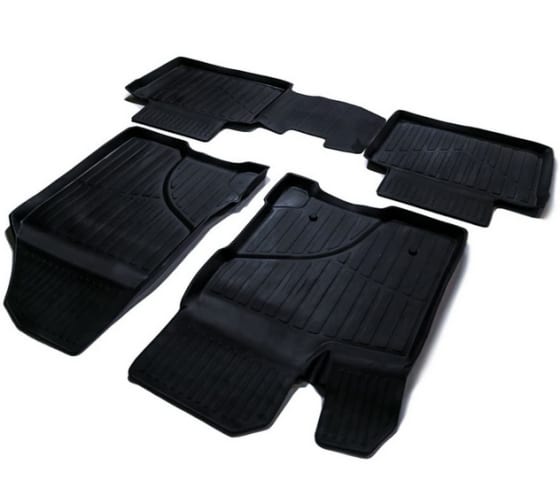 LDVEST15G01014 — Коврик салона лада VESTA (15) 3D резина черный (4 предм.) STANDART SRTK SRTK