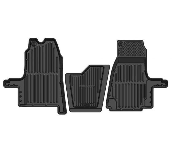 PRFDTR06G02053 — Коврики резиновые в салон 3D PREMIUM для FORD TRANSIT (20062015) SRTK