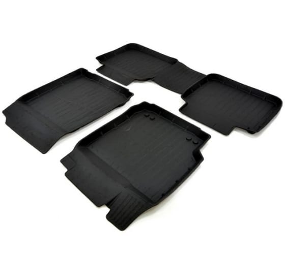 PRTYCAM06G02014 — Коврик салона TOYOTA CAMRY (XV40,XV50) (0617) 3D резина черный (4 предм.) PREMIUM SRTK SRTK