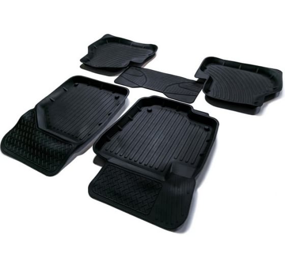 PRWJET11G02023 — Коврики резиновые в салон 3D PREMIUM для VOLKSWAGEN JETTA (2011) SRTK