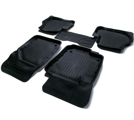 PRWPASB605G02023 — Коврики резиновые в салон 3D PREMIUM для VOLKSWAGEN PASSAT B6 SD/UN (20052011) SRTK