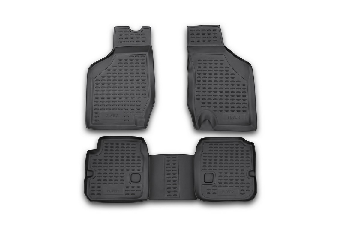 KVR0106303001200K — Коврики в салон KLEVER ECONOM CHERY TIGGO 2 PRO 2021>, 5D, бензин, кросс., 4 шт. (текстиль) AUTOFAMILY