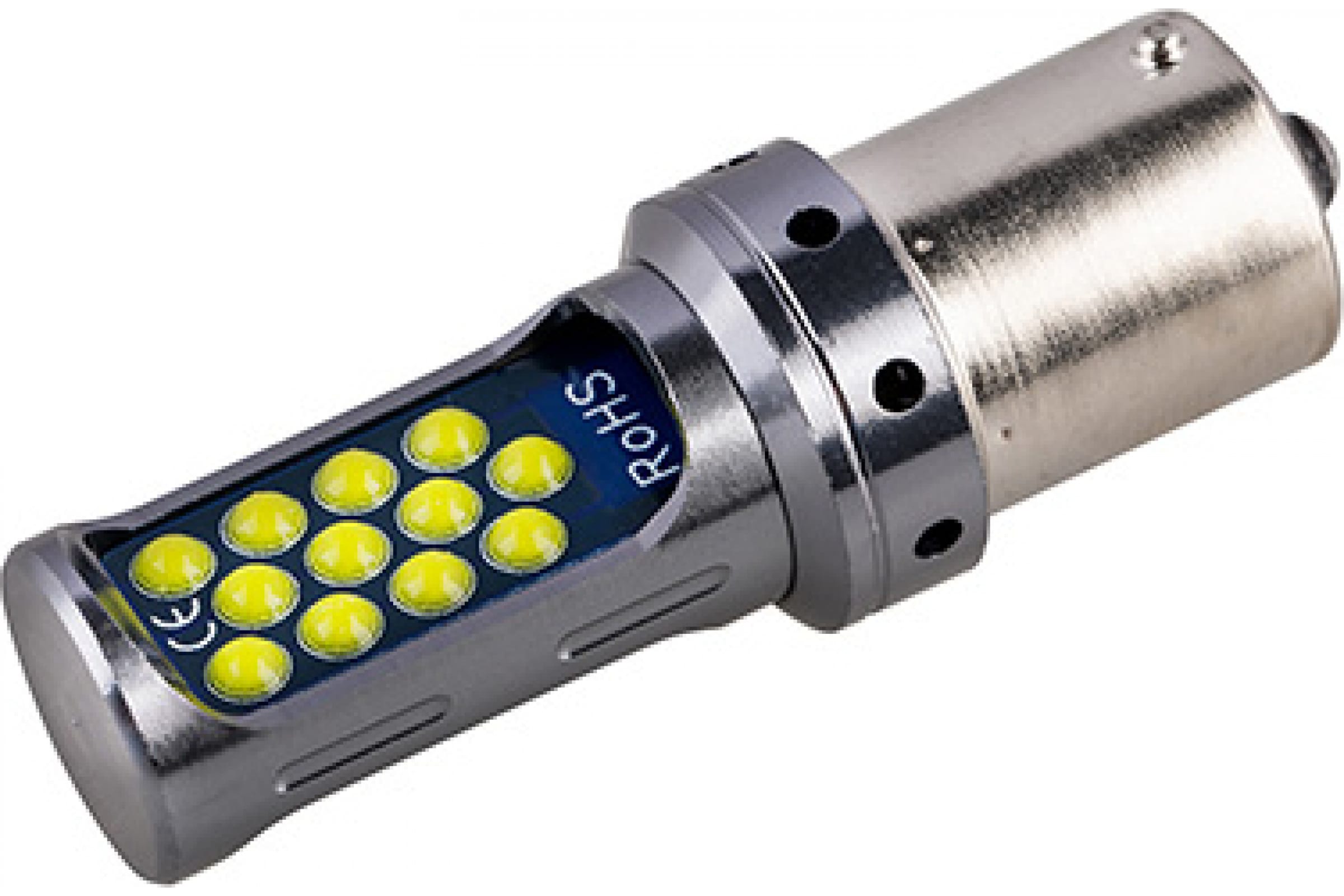 S08201533 — Автолампа SKYWAY диод, S25 (P21W), 12 в, 24 COB диодов, BA15S, 1конт, белая S08201533 SKYWAY