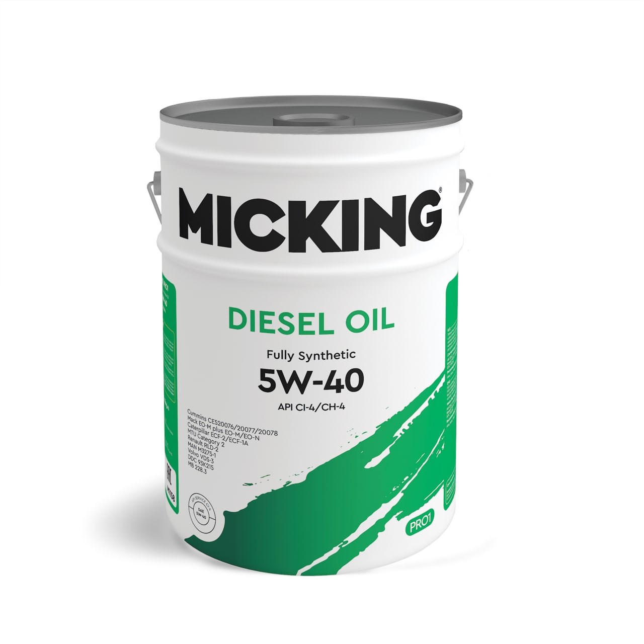 M1158 — Масло моторное MICKING DIESEL OIL PRO1 5W-40 CI-4/CH-4 SYNTH. 20л. MICKING