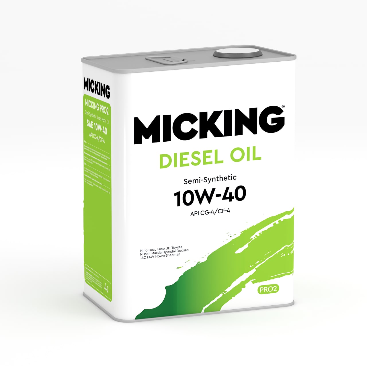M1217 — Масло моторное MICKING DIESEL OIL PRO2 10W-40 CG-4/CF-4 S/S 4л. MICKING