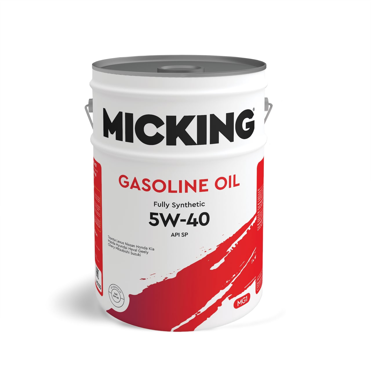 M2135 — Масло моторное MICKING GASOLINE OIL MG1 5W-40 SP SYNTH. 20л. MICKING