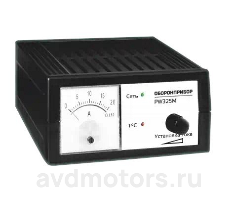 OPR325M — Устройство зарядное PW325M ОБОРОНПРИБОР (импульсное) Кислотные АКБ 15-190Ач 12В Оборонприбор () AZARD