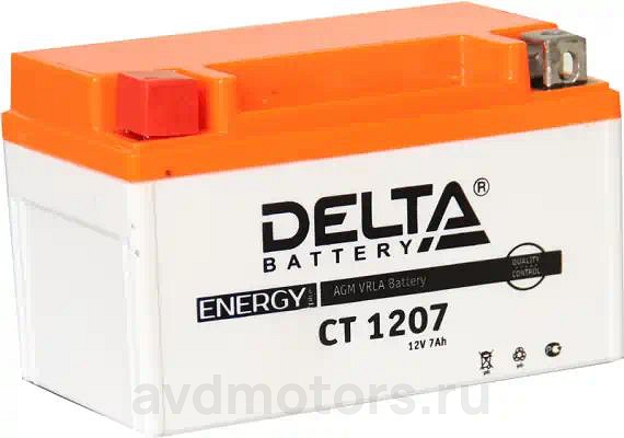 CT1207 — Аккумулятор ст п п пуск ок а DELTA