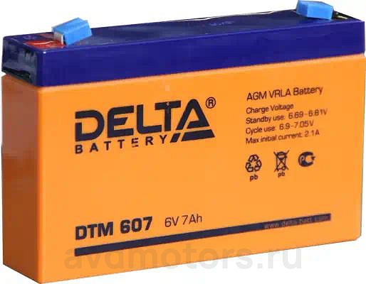 DTM607 — Аккумуляторная батарея DELTA
