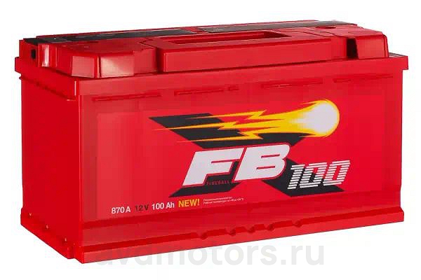 6CT100VLR — Аккумулятор FB 100 А/ч Обратная R+ 353x175x190 EN870 А FB