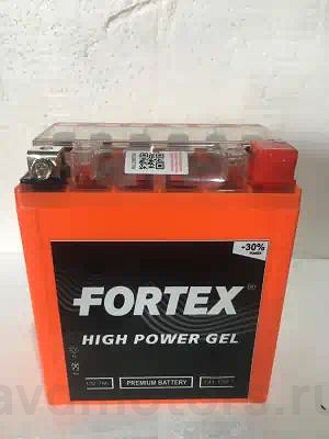 GEL12071 — Аккумулятор мото FORTEX