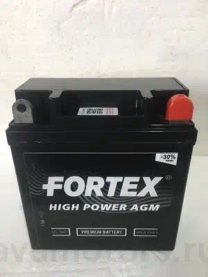 VRLA12051 — Аккумулятор мото FORTEX