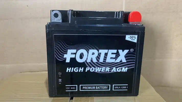 VRLA12081 — Аккумулятор мото FORTEX