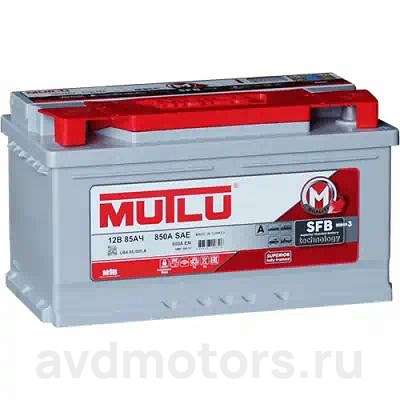 LB485080A — LB 5080A Аккумулятор SFB 85 А/ч обратная R+ 315x175x175 EN800 А *MUTLU MUTLU