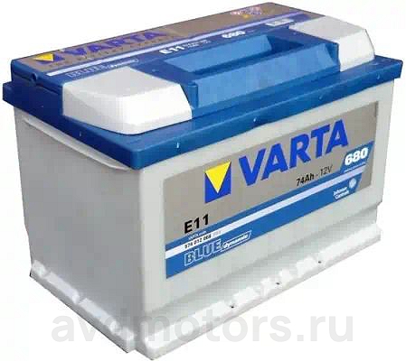 574012068 — Аккумулятор VARTA Blue Dynamic 74 А/ч Обратная R+ 278x175x190 EN680 А VARTA