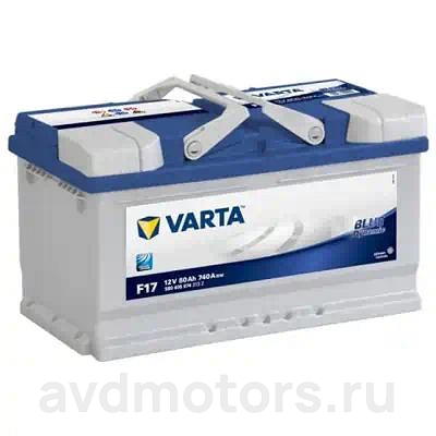 580406074 — Аккумуляторная батарея! BLUE DYNAMIC 19.5/17.9 евро 80Ah 740A 315/175/175 VARTA