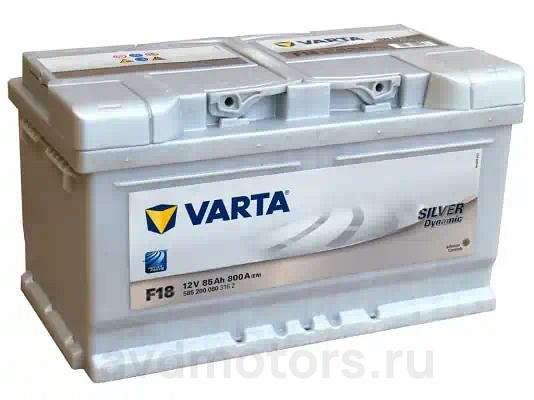 585200080 — Аккумуляторная батарея Silver Dynamic [12V 85Ah 800A B13] VARTA
