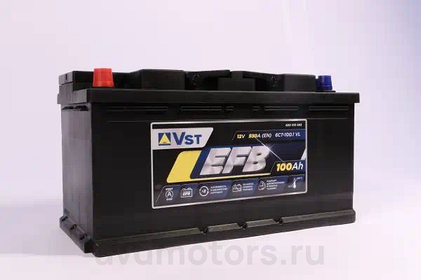 600510093 — Аккумуляторная батарея V СТАНДАРТ [12V 100Ah 930A) VST