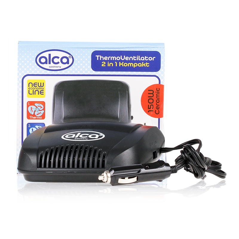 544200 — Теплоэлектровентилятор компактный 2 в 1, 12V ALCA