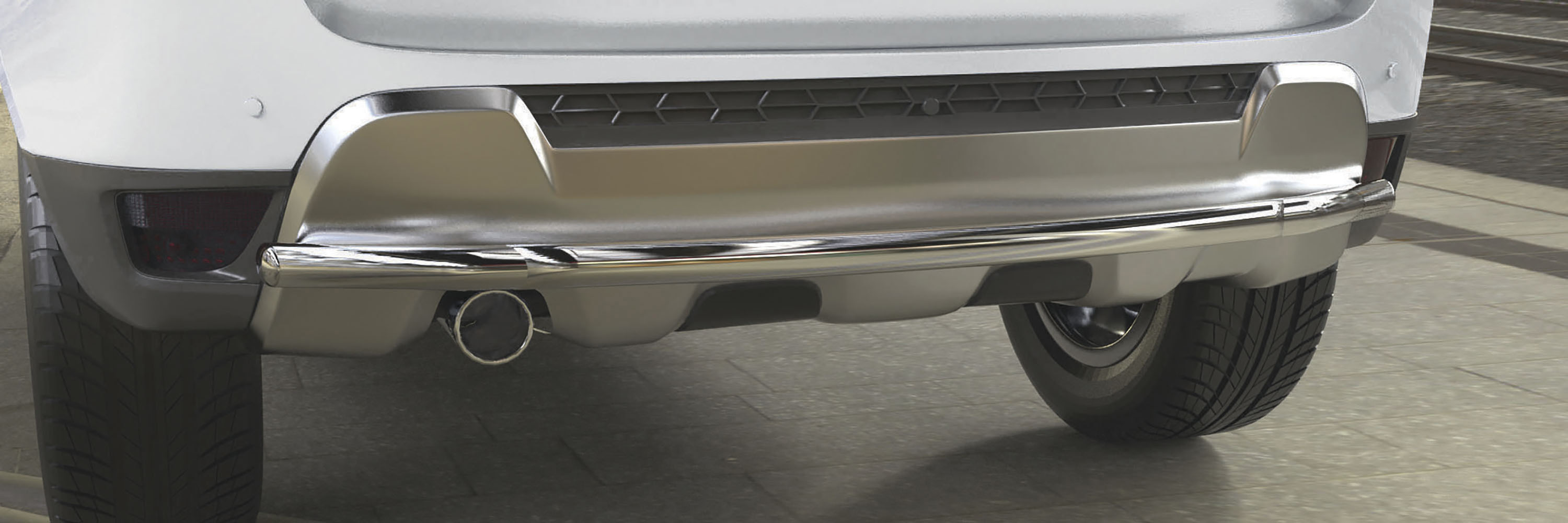 AFZDARD1510 — Защита заднего бампера Arbori d42 RENAULT DUSTER 2015- ARBORI