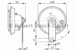 0986320191 — Сигнал звуковой BOSCH