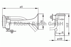 0986320003 — Сигнал звуковой BOSCH
