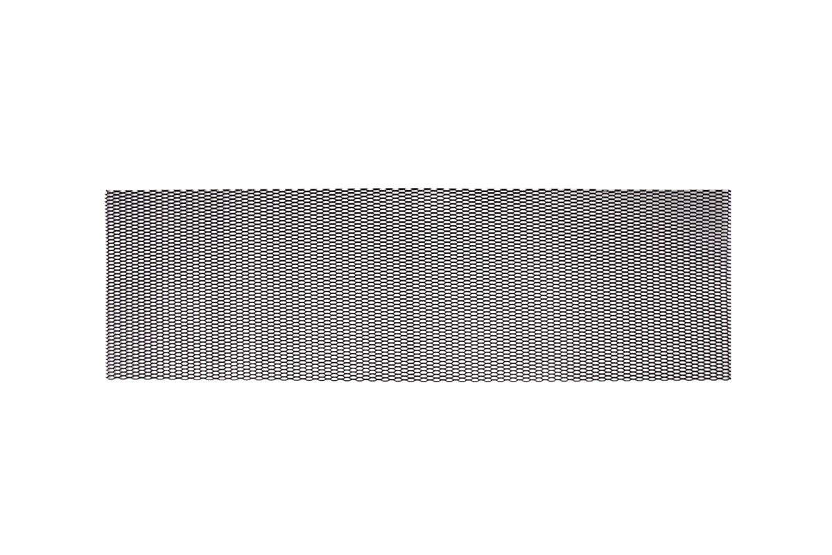 KT835482 — Облицовка радиатора (сетка декоративная) алюминий, 100 х 30 см, черная, ячейки 20мм х 5мм сота KRAFT