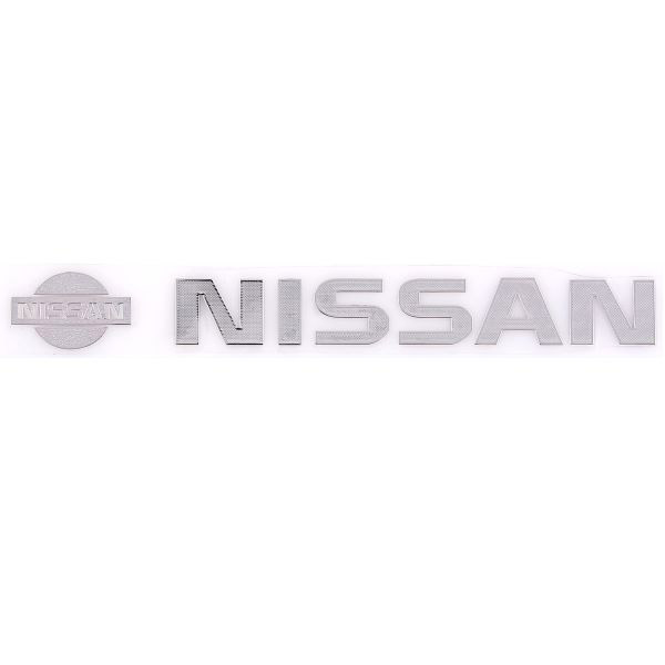 SNO117GY — Шильдик металлопластик SW NISSAN Серый (Наклейка) 11520мм SKYWAY