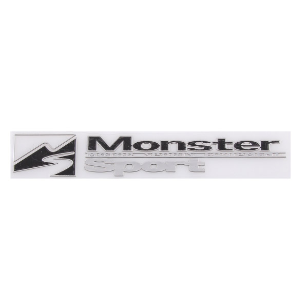 SNO11BLACK — Шильдик металлопластик SW MONSTER SPORT Черный (Наклейка) 15025мм SKYWAY