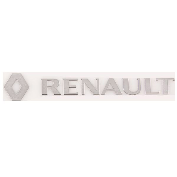 SNO121 — Шильдик металлопластик SW RENAULT (Наклейка) 15025мм SKYWAY