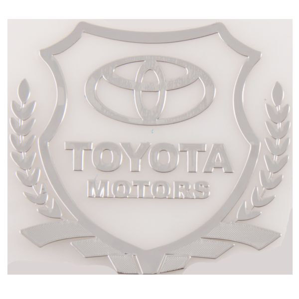 SNO150 — Шильдик металлопластик SW TOYOTA MOTORS (Наклейка) 4545мм SKYWAY
