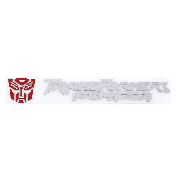 SNO61RED — Шильдик металлопластик SW TRANSFORMERS ARMADA Красный (Наклейка) 15025мм SKYWAY